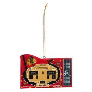 Chicago Blackhawks Scoreboard Ornament